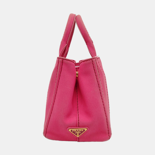 Denim Quilted Canvas Red