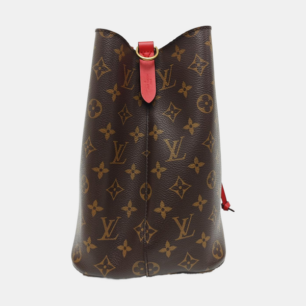 NÉONOÉ MM Monogram Coated Canvas Brown