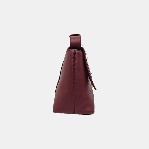Downtown Small Calfskin Red