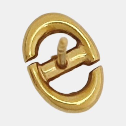 Metal Gold Stud Earrings
