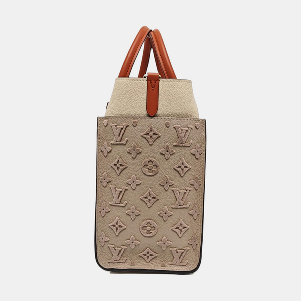 ON MY SIDE MM Monogram Calfskin Gray