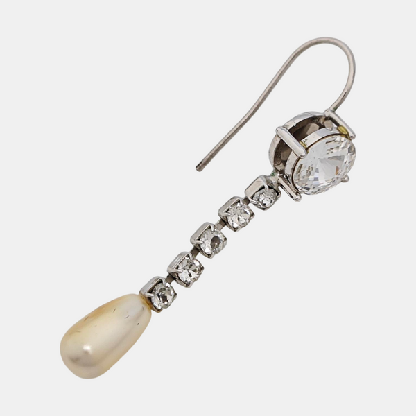 Metal Silver Earrings