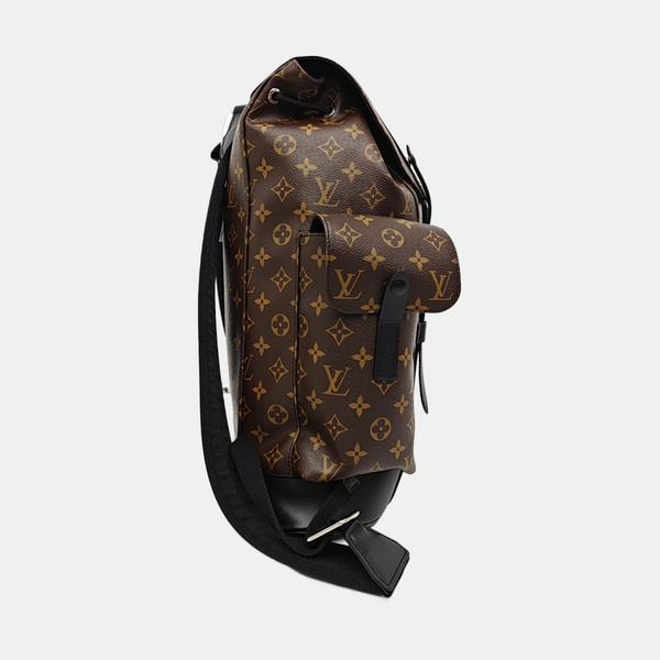 CHRISTOPHER PM Monogram Coated Canvas Brown