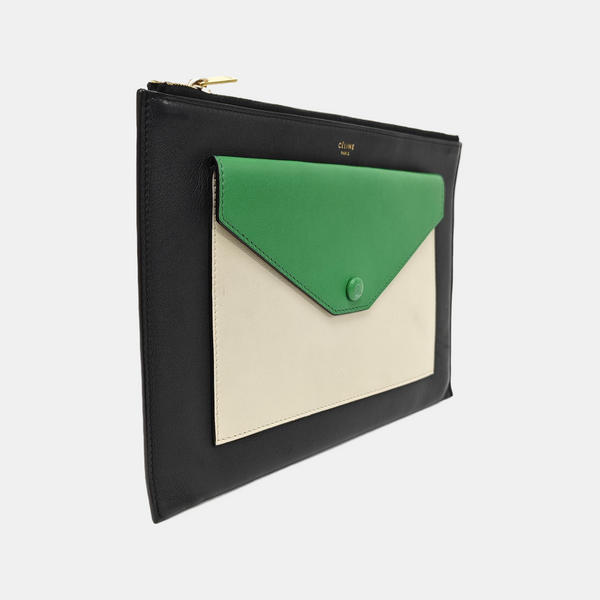 Calfskin Clutch Multicolor