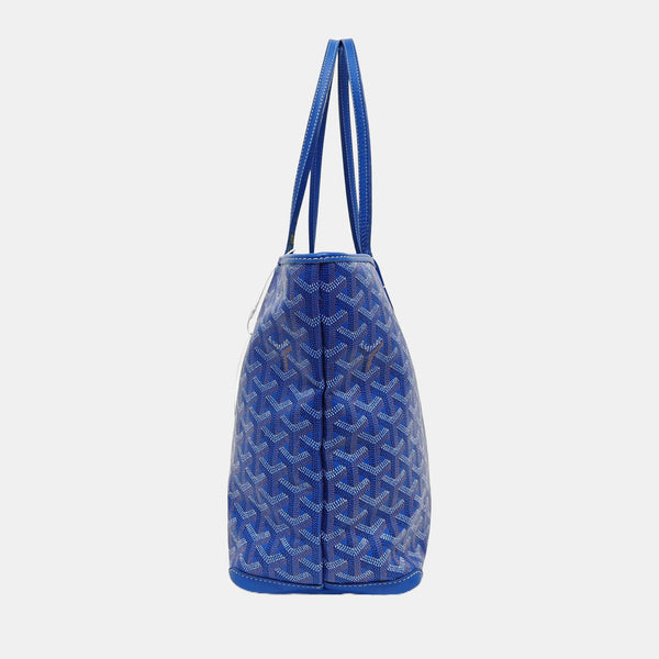 Authenticated pre-owned Saint Louis PM Coated Canvas Blue - Tote Bag at Looply
