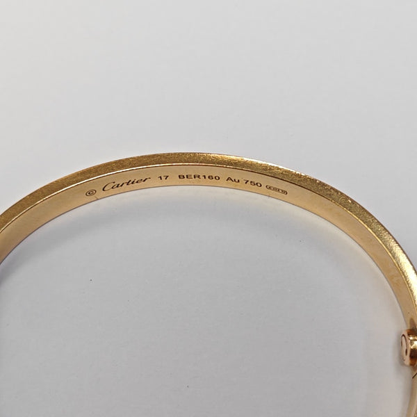 LOVE 18k Rose Gold Bangle