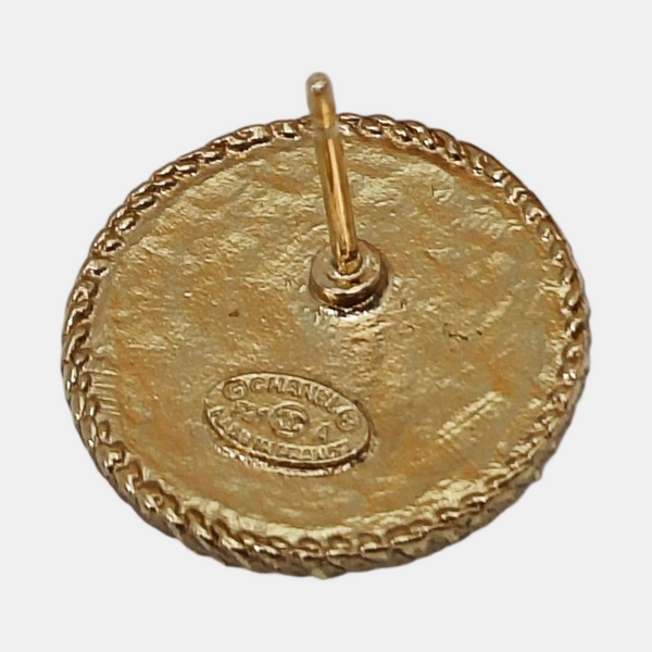 Metal Gold Stud Earrings