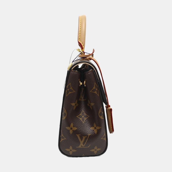 CLUNY PM Monogram Coated Canvas Brown