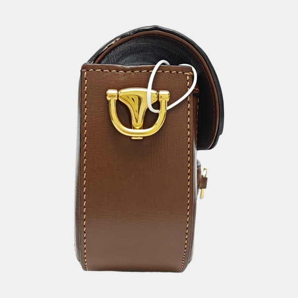 Horsebit 1955 Medium Monogram Coated Canvas Black