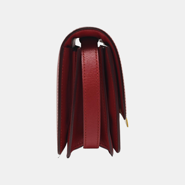 CLASSIC BOX Mini Calfskin Red