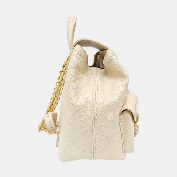 BACKUP Monogram Calfskin White
