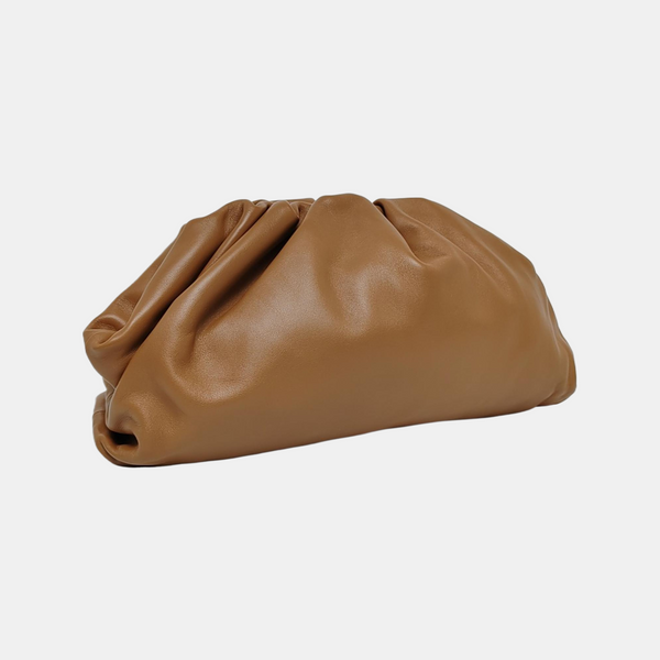 The Pouch Large Calfskin Brown