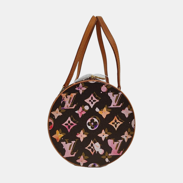 PAPILLON 30 Monogram Coated Canvas Brown