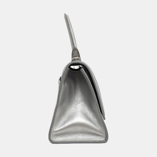 Hourglass S Calfskin Silver
