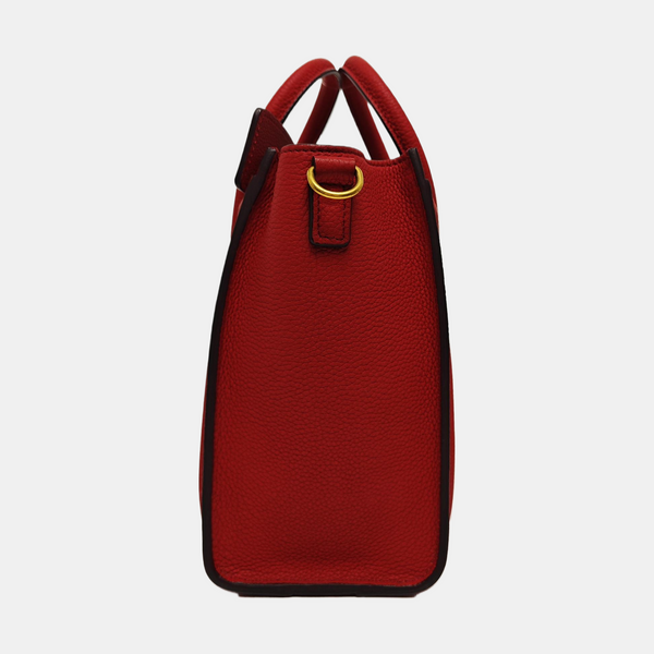 LUGGAGE Nano Calfskin Red