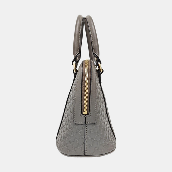 Microguccissima Monogram Calfskin Gray