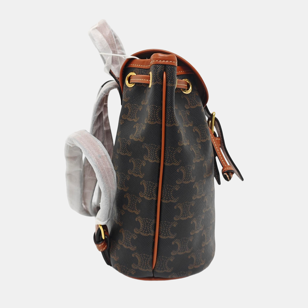 TRIOMPHE Mini Coated Canvas Brown