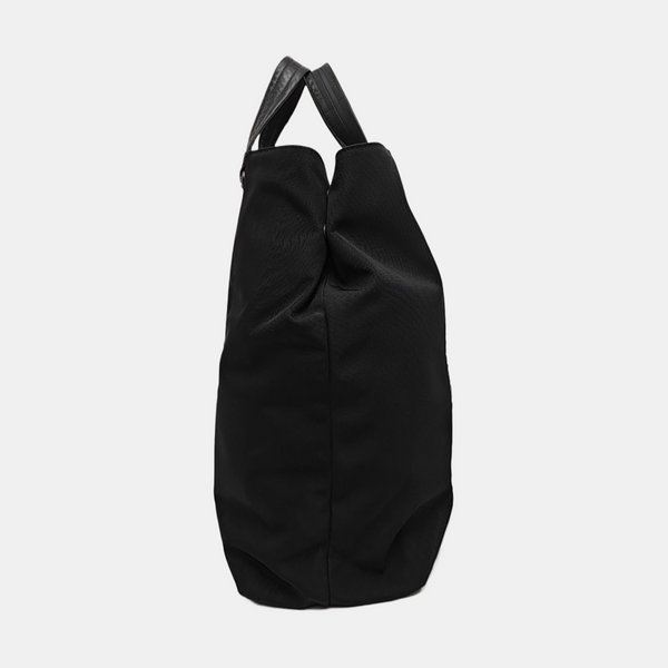 Nylon Top Handle Bag Black