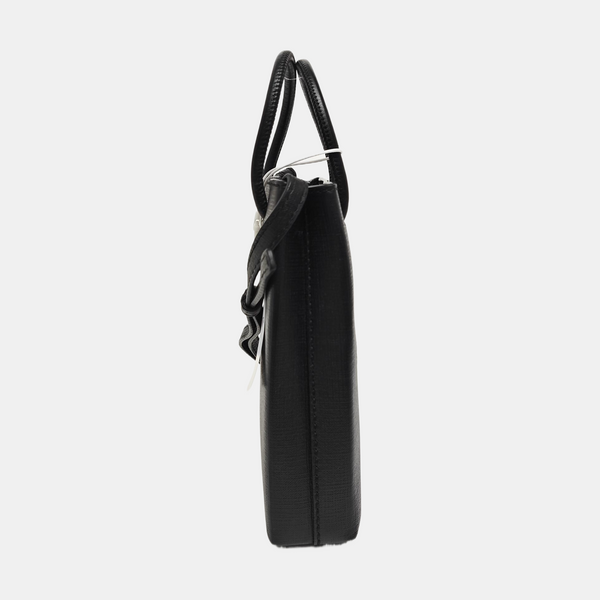 Shopping Bag Calfskin Black