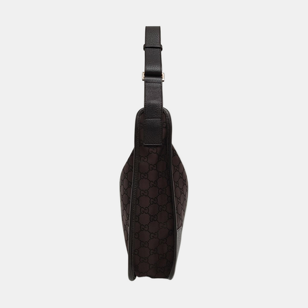 Monogram Canvas Shoulder Bag Brown