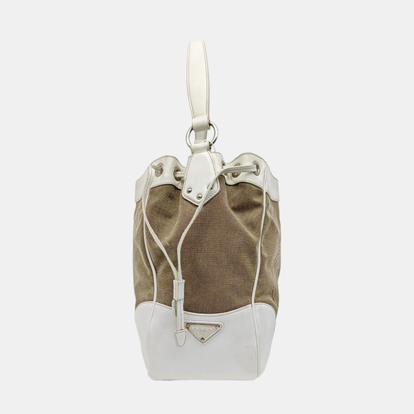 Fabric Tote Bag Beige