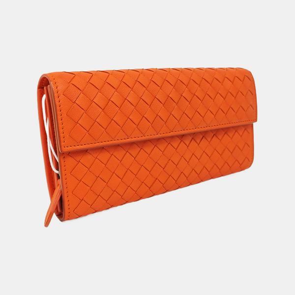 Calfskin Wallet Orange