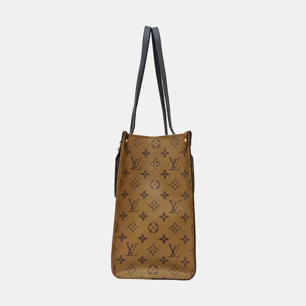 ONTHEGO MM Monogram Coated Canvas Brown