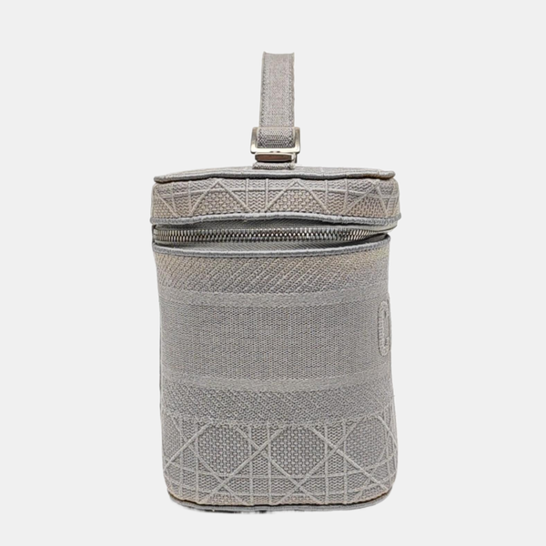 Travel Vanity Cannage Canvas Gray