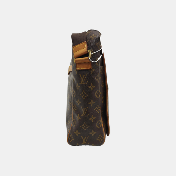 VALMY Monogram Coated Canvas Brown