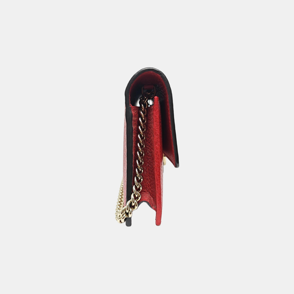 Calfskin Shoulder Bag Red