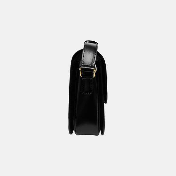 TRIOMPHE Medium Calfskin Black