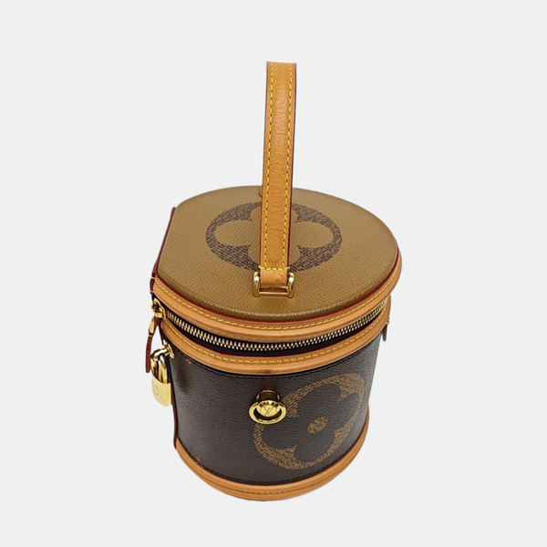 CANNES Monogram Coated Canvas Brown