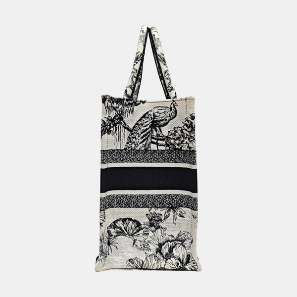 Book Tote Medium Fabric White