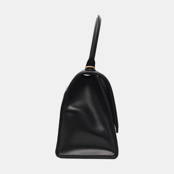 Hourglass S Calfskin Black