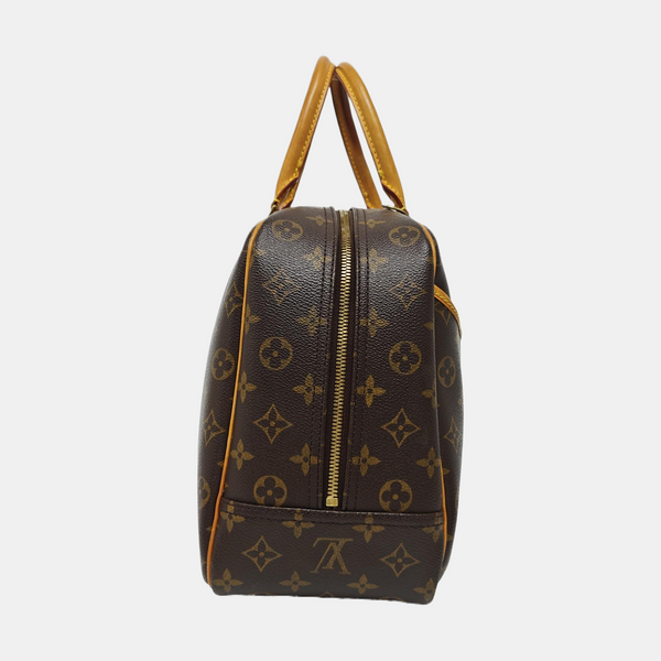 DEAUVILLE Monogram Coated Canvas Brown