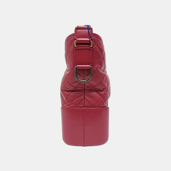 GABRIELLE Medium Quilted Calfskin Red