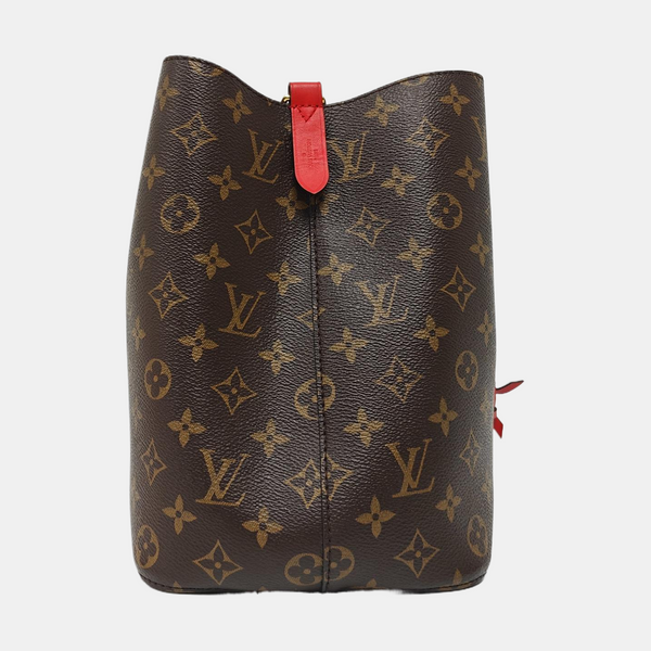 NÉONOÉ MM Monogram Coated Canvas Brown