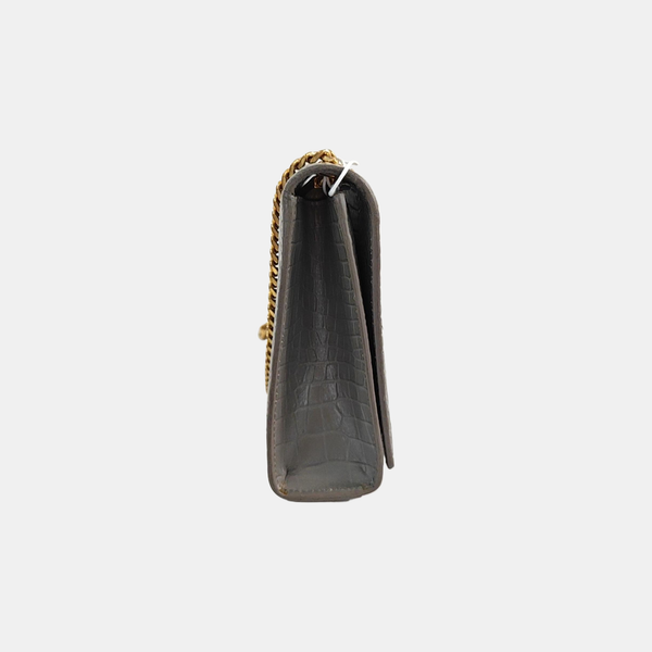 KATE Medium Calfskin Gray