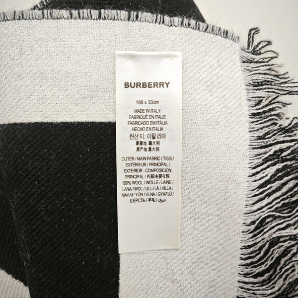 Wool Scarf Black