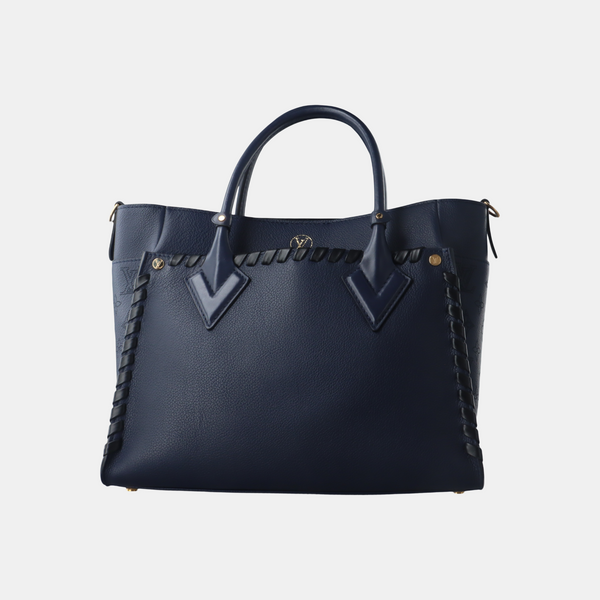 ON MY SIDE MM Calfskin Blue