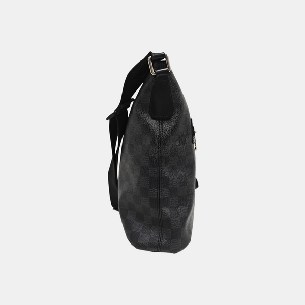 Damier Graphite Coated Canvas Shoulder Bag Gray