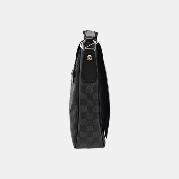 DANIEL Damier Graphite Coated Canvas Gray