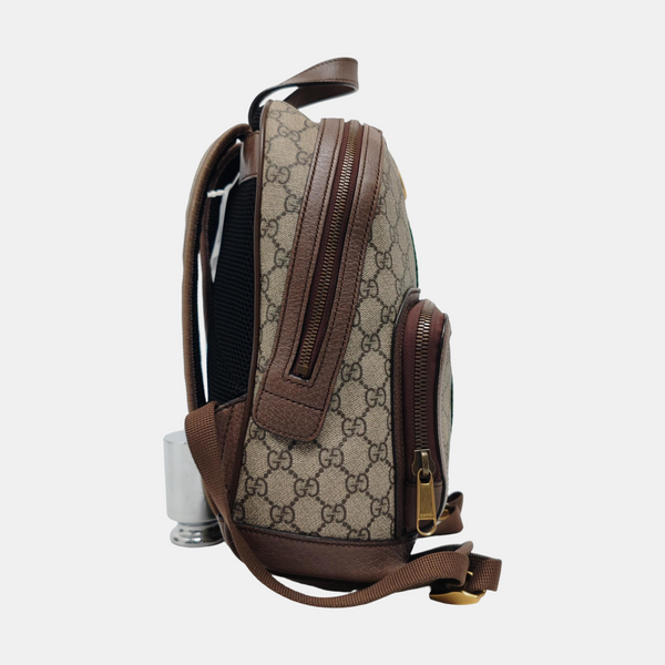 Ophidia Monogram Coated Canvas Beige