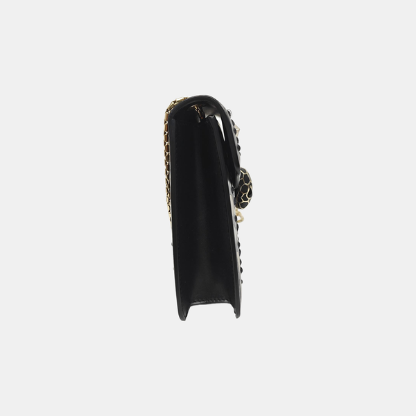 SERPENTI FOREVER Small Calfskin Black