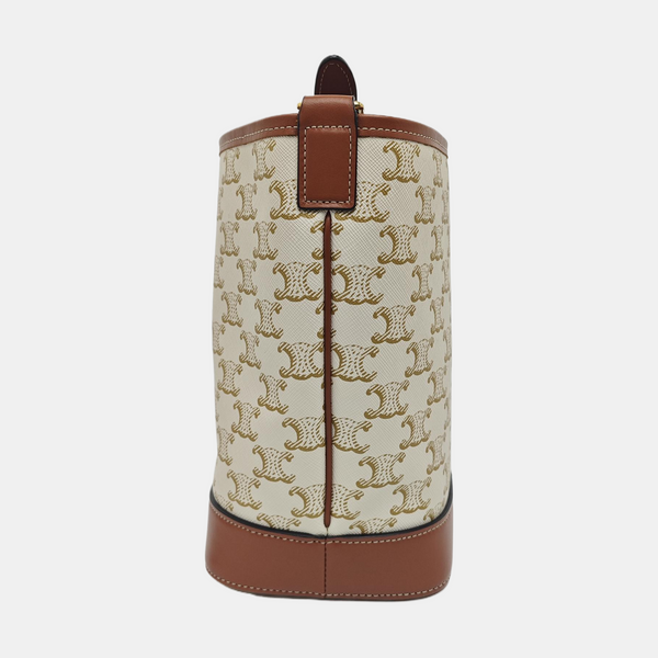 TRIOMPHE CANVAS Small Coated Canvas Beige