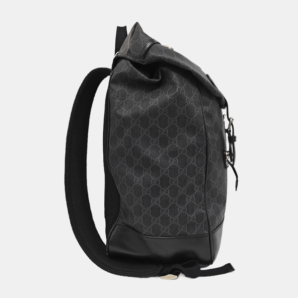 Retro Medium Monogram Coated Canvas Black