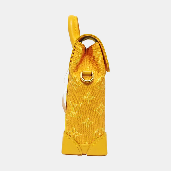 STEAMER Super Mini Monogram Coated Canvas Orange