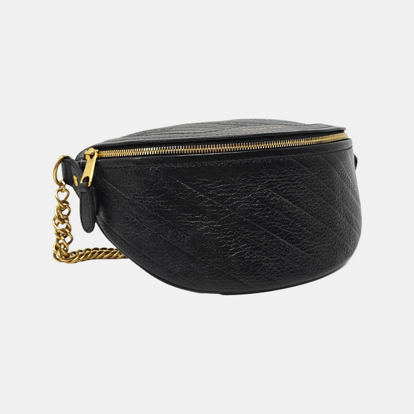 Souvenirs Quilted Calfskin Black