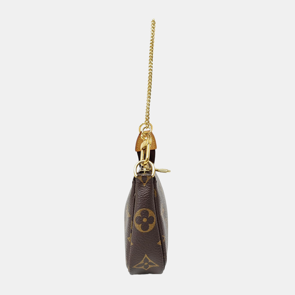 ACCESSOIRES Mini Monogram Coated Canvas Brown