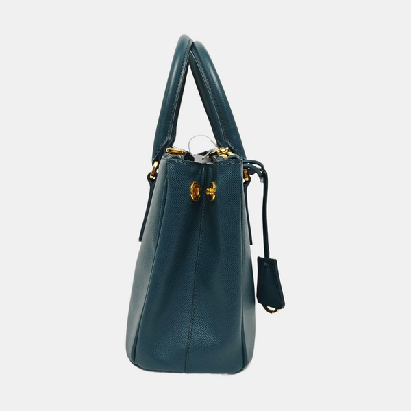 Authenticated pre-owned Galleria Calfskin Blue - Shoulder Bag at Looply